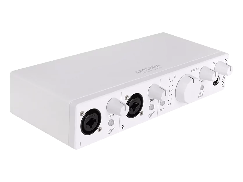 Аудиоинтерфейс USB Arturia MiniFuse 2 White 2