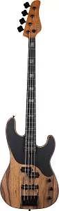 Бас-гитара SCHECTER MODEL-T 4 EXOTIC BLACK LIMBA BL