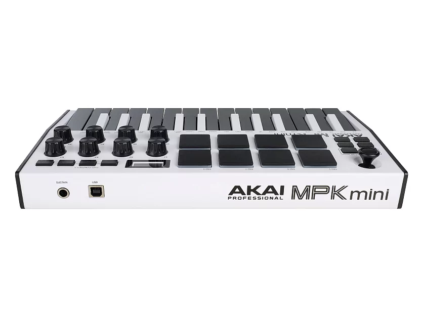 MIDI клавиатура AKAI MPK Mini MK3 White 7