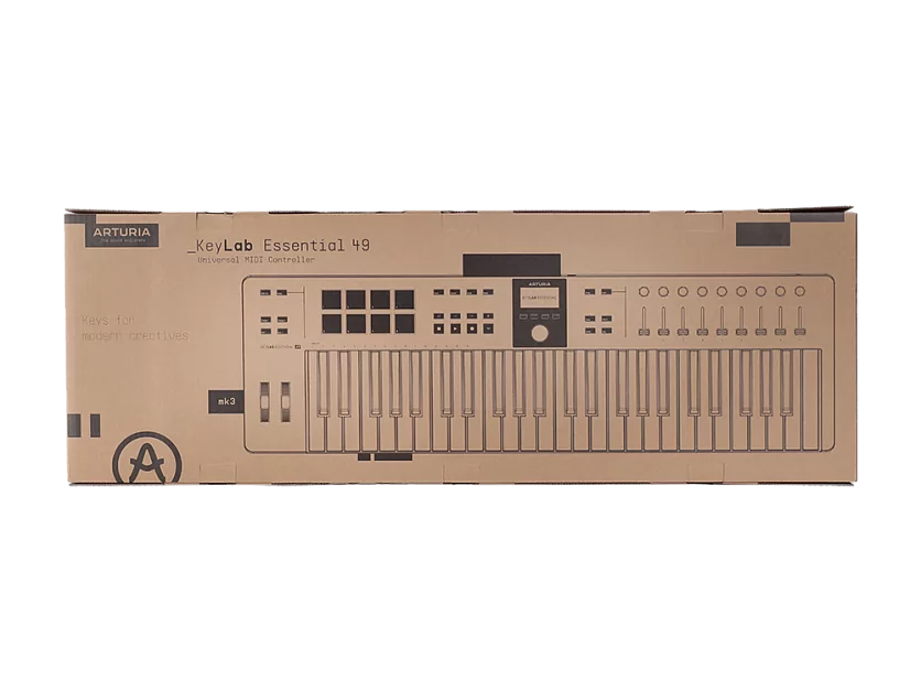 MIDI клавиатура Arturia KeyLab Essential 49 mk3 Aquamarine 14