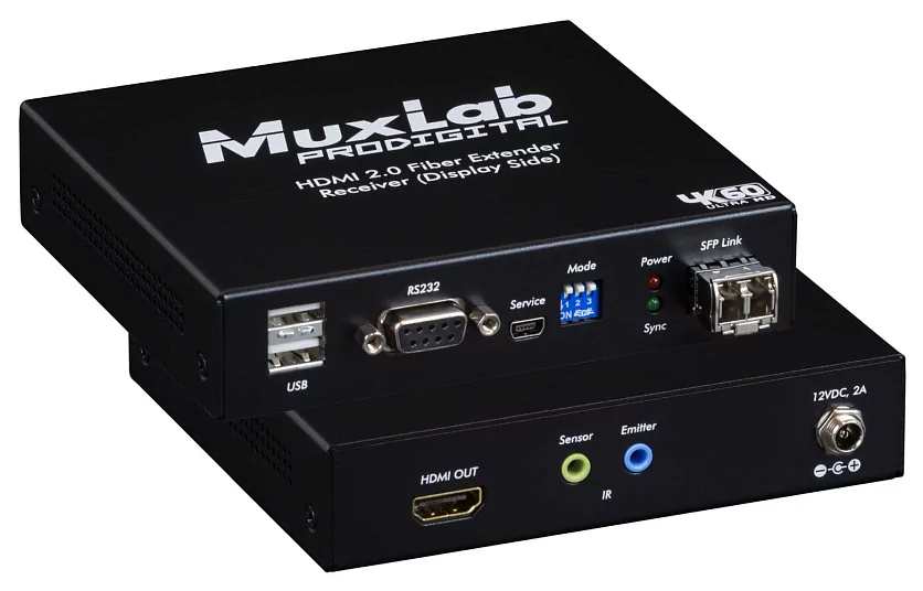 Удлинитель сигнала оптоволоконный MuxLab 500485 3