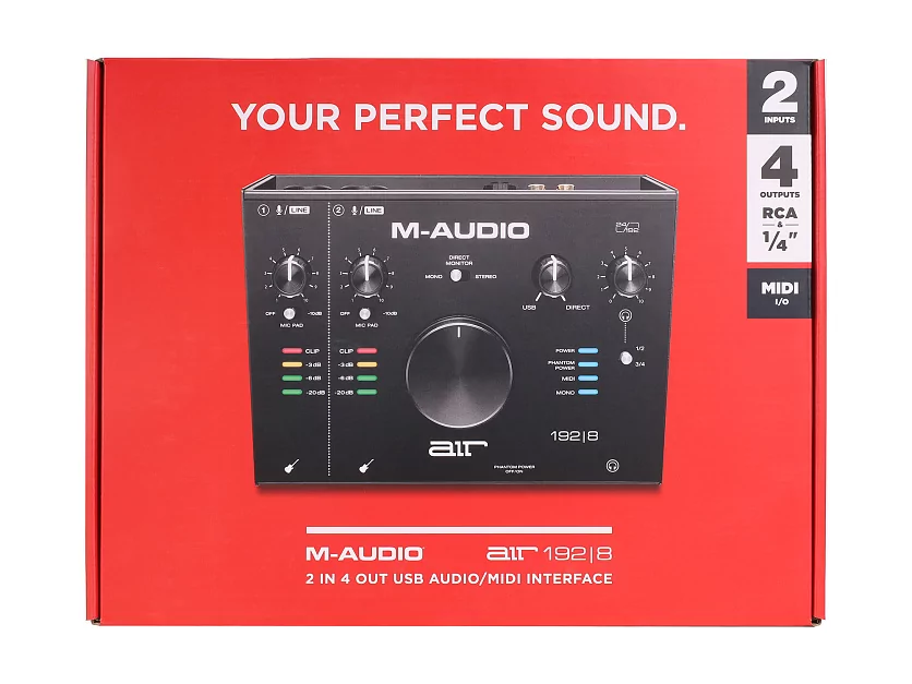 Аудиоинтерфейс USB M-audio AIR 192 8 16