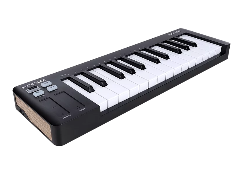 MIDI клавиатура Arturia MicroLab 3 Black 2
