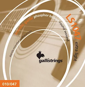 Комплект струн GALLI STRINGS LS1047 EXTRA LIGHT