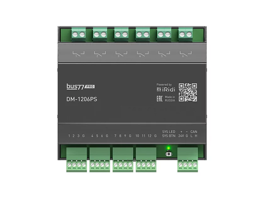 Релейный модуль iRidi DM-1206PS