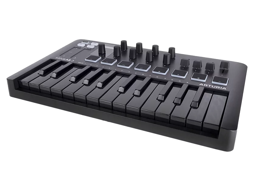 MIDI клавиатура Arturia MiniLAB 3 Deep Black 4
