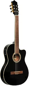 Электроакустическая гитара STAGG SCL60 TCE BLK