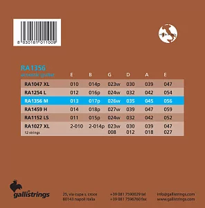 Комплект струн GALLI STRINGS RA1356 2
