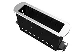 Прямоугольный металлический корпус Wize Pro WRTS-M-8BOX-S