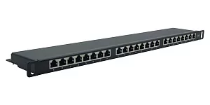 Патч-панель 19" Wize Pro W0.5U24CAT6-SH 3