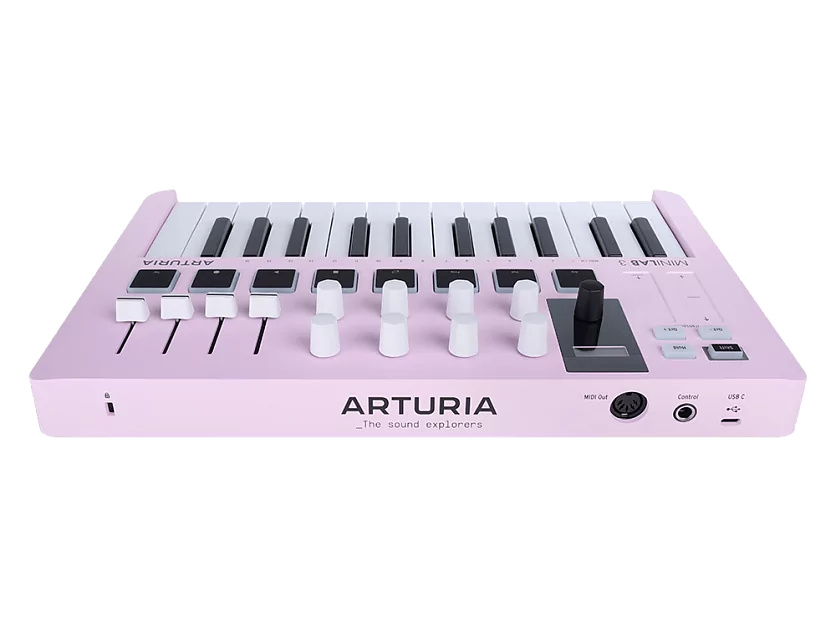 MIDI клавиатура Arturia MiniLAB 3 Rose Quartz 6