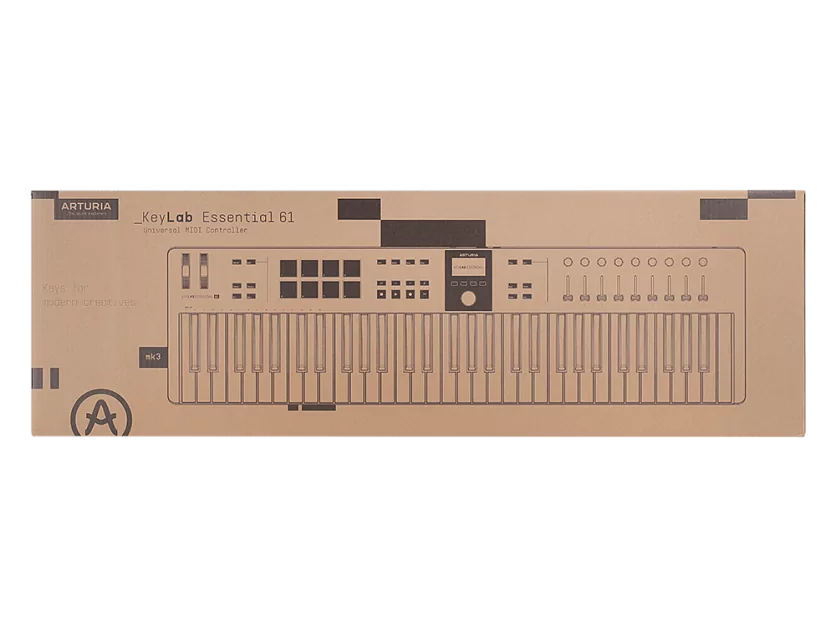 MIDI клавиатура Arturia KeyLab Essential 61 mk3 Aquamarine 13
