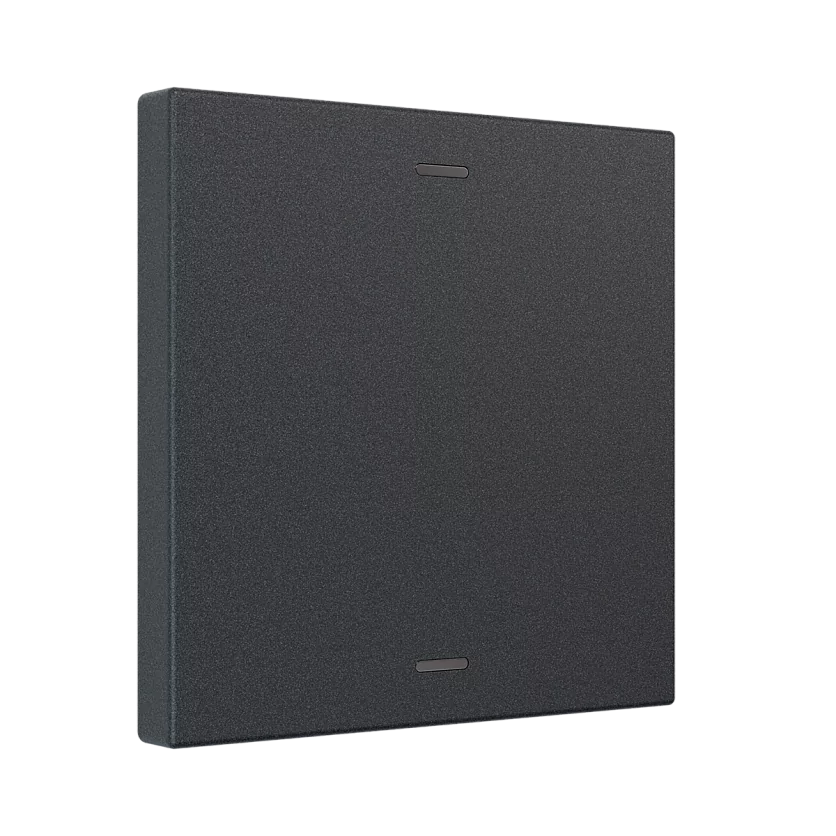 Сценарный выключатель, Amsterdam 02, 1-кл, dc, Графит iRidi Ddc-02-0104