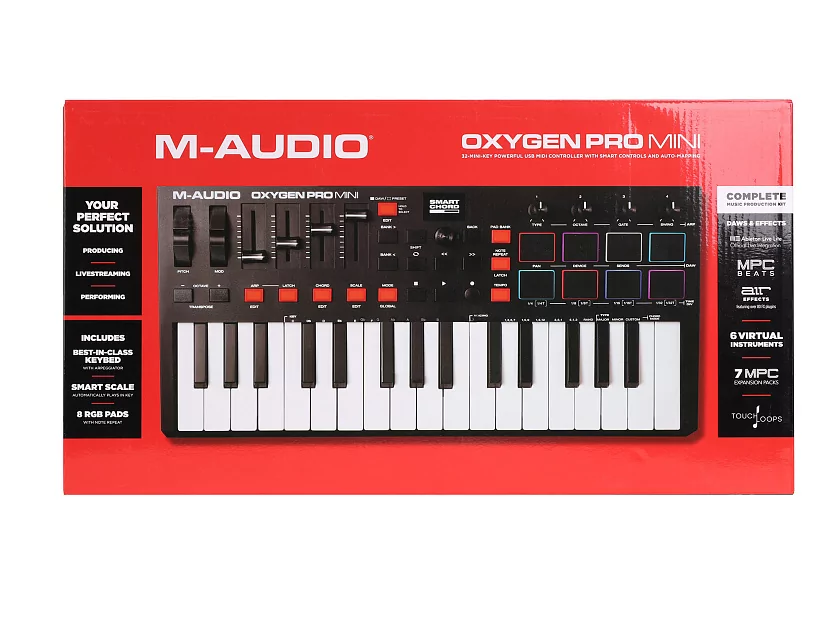 MIDI клавиатура M-audio Oxygen Pro Mini 12