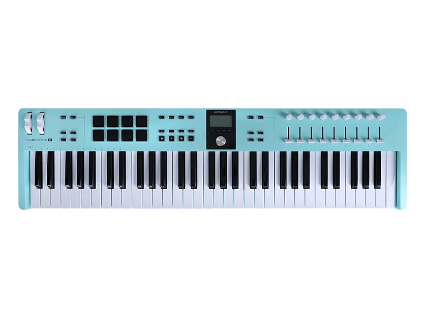 MIDI клавиатура Arturia KeyLab Essential 61 mk3 Aquamarine