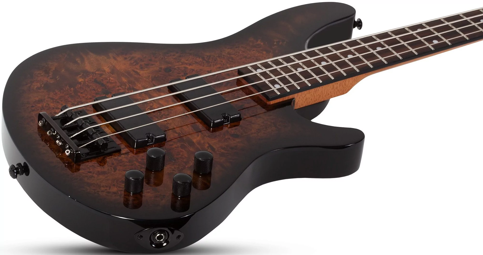 Бас-гитара SCHECTER C-4 STANDARD TOBACCO BURL 4
