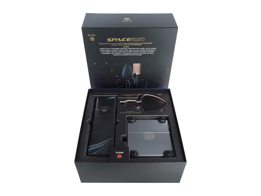 Профессиональный студийный ламповый микрофон Icon Space 251 45