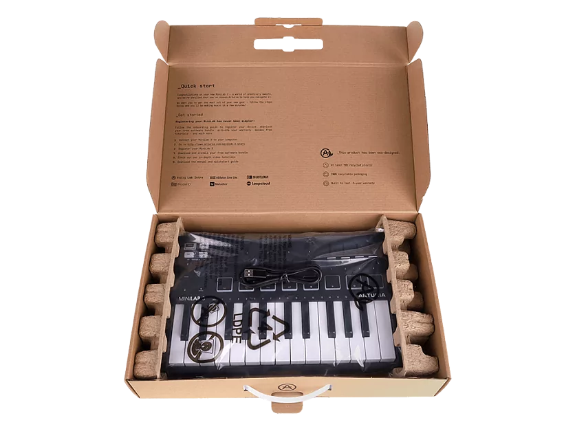 MIDI клавиатура Arturia MiniLAB 3 Black Edition 11