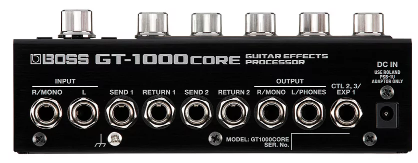 Компактная версия гитарного процессора эффектов GT-1000 BOSS GT-1000CORE 2