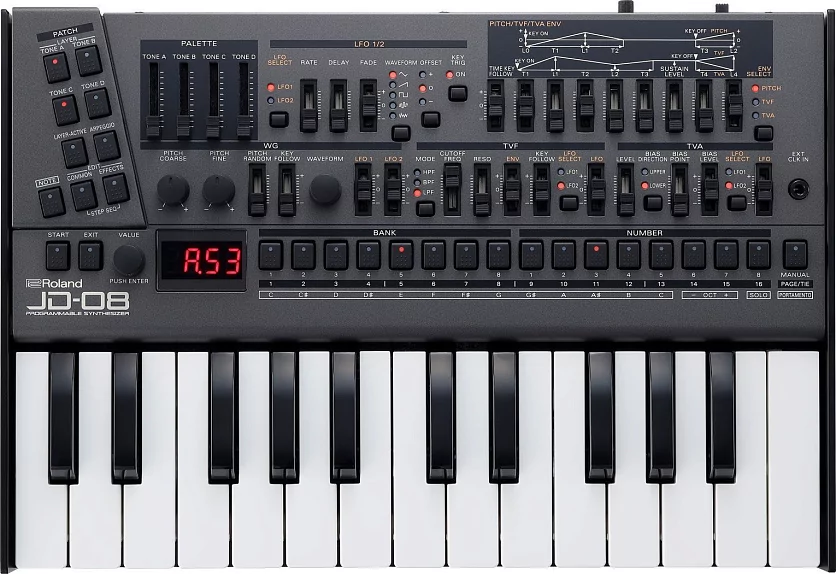 Компактный синтезатор ROLAND JD-08