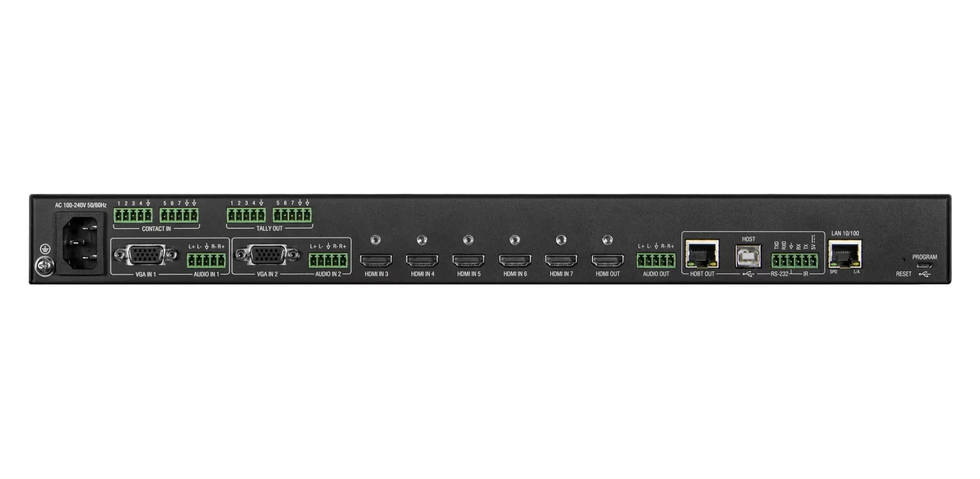 Презентационный коммутатор 7x1 4K60 AMX VPX-1701 2