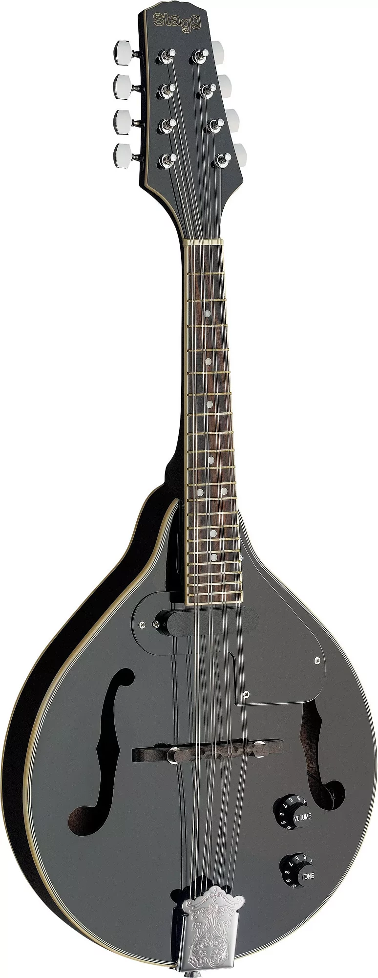 Электроакустическая мандолина STAGG M50 E BLK