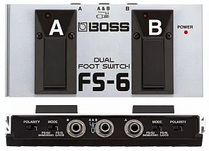 Двойной ножной переключатель (2 футсвитча) BOSS FS-6