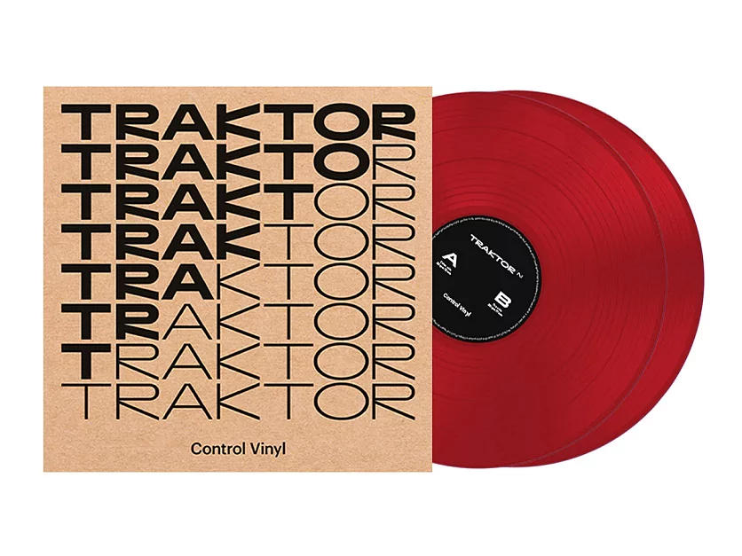 Виниловый диск с таймкодами Native Instruments Traktor Control Vinyl Red