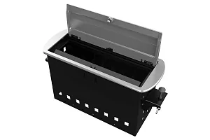 Прямоугольный металлический корпус Wize Pro WRTS-M-8CBOX-S