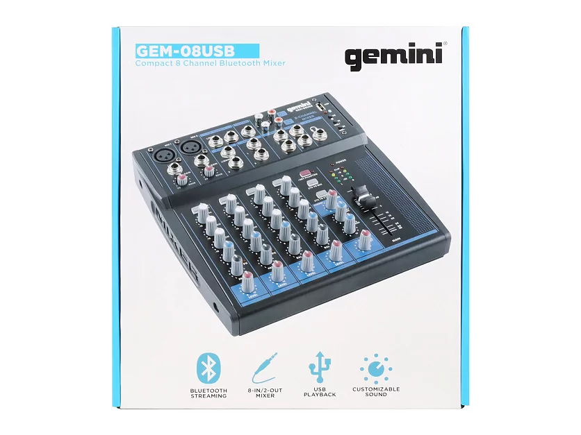 Микшер Gemini GEM-08USB 14