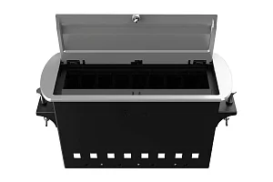 Прямоугольный металлический корпус Wize Pro WRTS-M-8CBOX-S 6