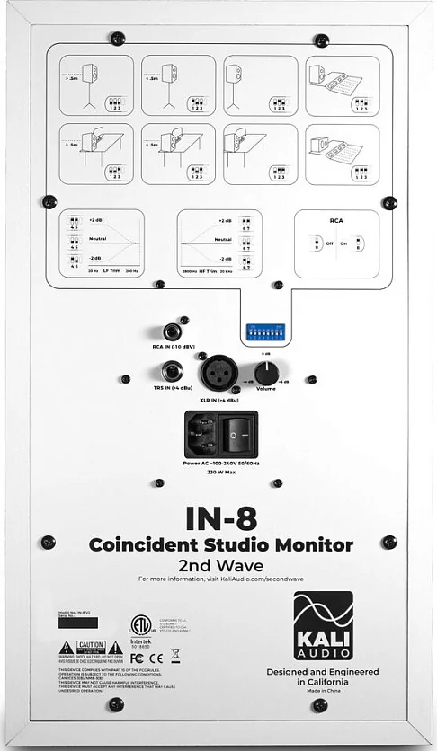 Акустическая система (студийный монитор) Kali Audio IN-8W V2 2