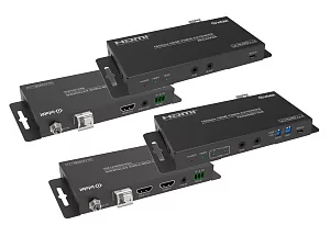 Удлинитель оптоволоконный HDMI 4K60 Infobit iTrans F1000 2