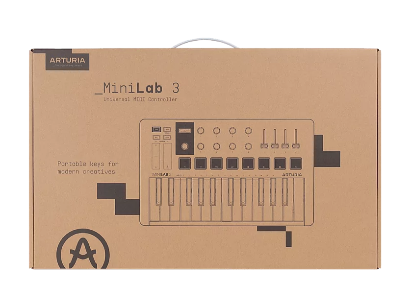 MIDI клавиатура Arturia MiniLAB 3 Rose Quartz 13