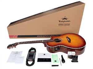Трансакустическая гитара Kepma G1SE-GA-BS 5