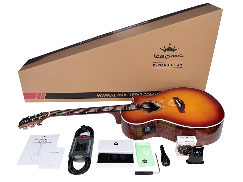Трансакустическая гитара Kepma G1SE-GA-BS 5