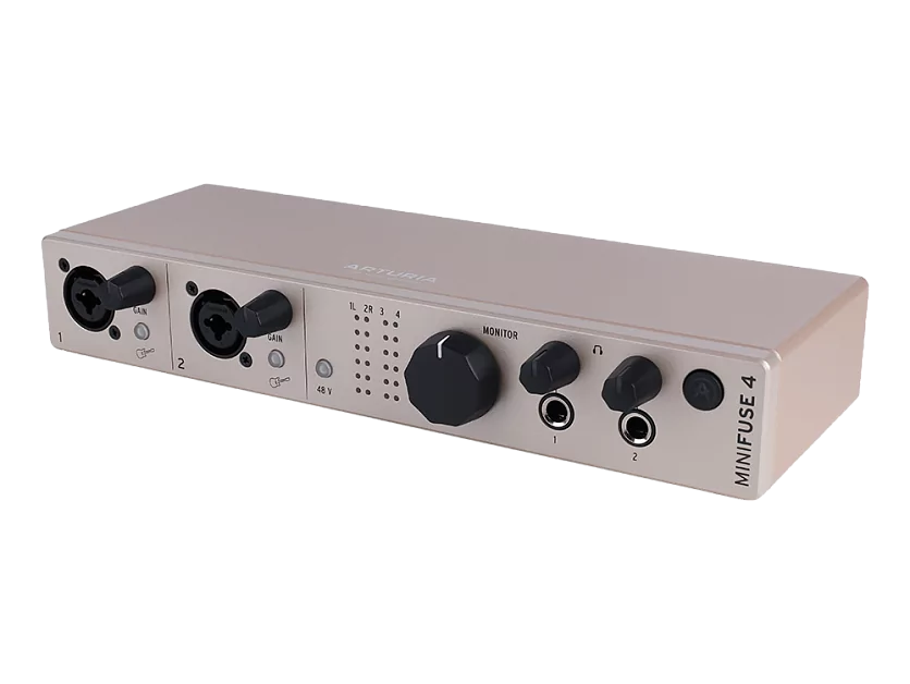 Аудиоинтерфейс USB Arturia MiniFuse 4 Champagne 9
