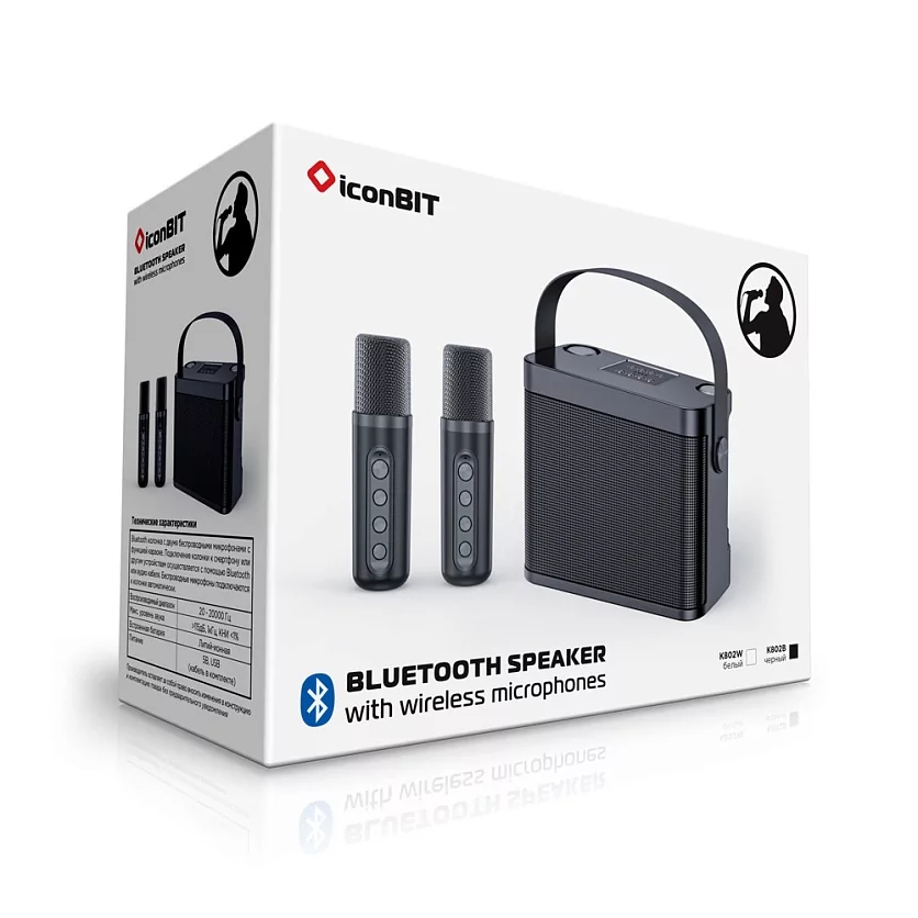 Переносная караоке система iconBIT K802B 5