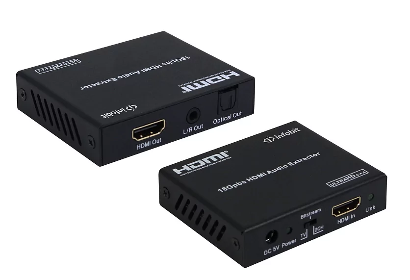 Деэмбеддер HDMI 4K60 Infobit iTrans AD01 2