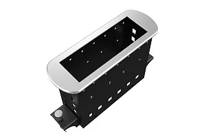 Прямоугольный металлический корпус Wize Pro WRTS-M-6BOX-S 2