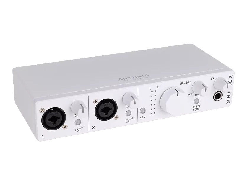 Аудиоинтерфейс USB Arturia MiniFuse Recording Pack White 2
