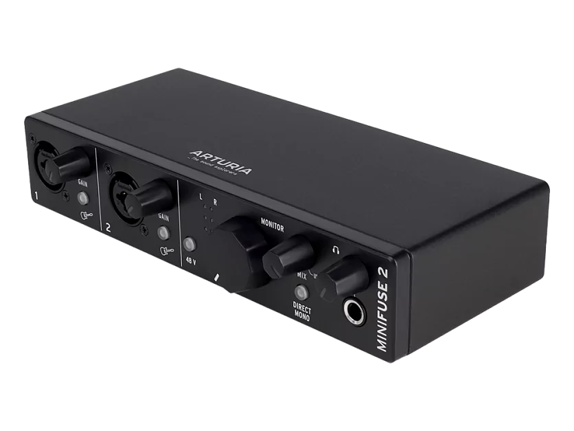 Аудиоинтерфейс USB Arturia MiniFuse Recording Pack Black 8