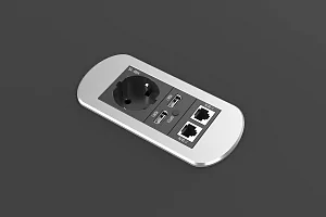 Прямоугольный металлический корпус Wize Pro WRTS-M-4BOX-S 4