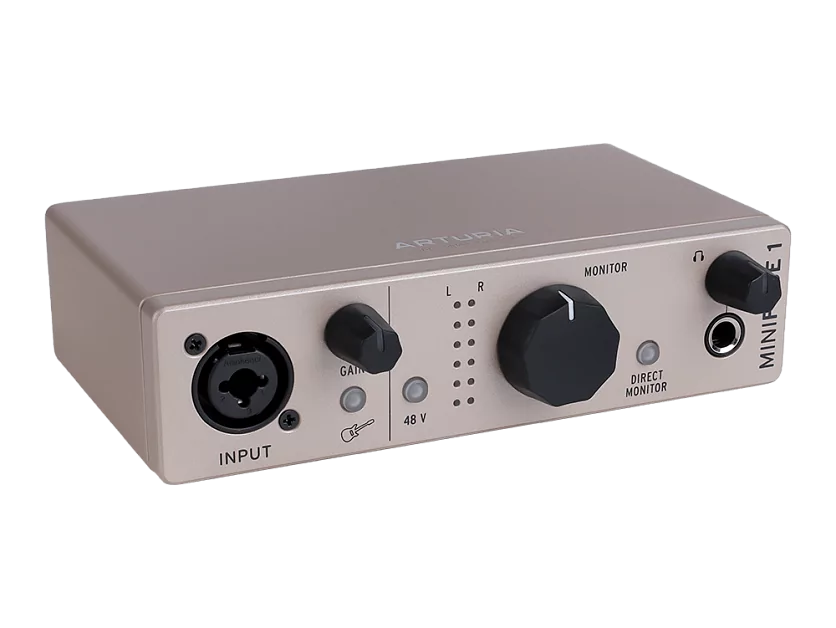 Аудиоинтерфейс USB Arturia MiniFuse 1 Champagne 8