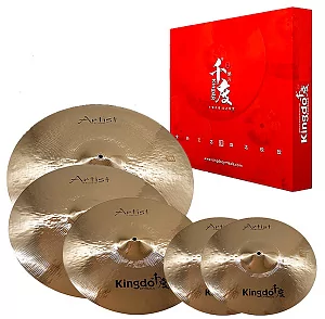 Комплект тарелок: Hi-Hat14" KINGDO ARTIST BRIGHT SET 14"+16"+18"+20"