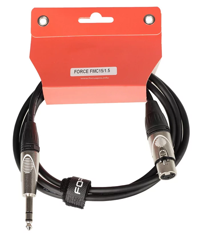 Кабель микрофонный FORCE FMC-15/1.5 2