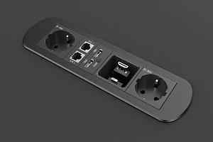 Прямоугольный металлический корпус Wize Pro WRTS-M-8BOX-B 4