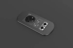 Прямоугольный металлический корпус Wize Pro WRTS-M-4BOX-B 4