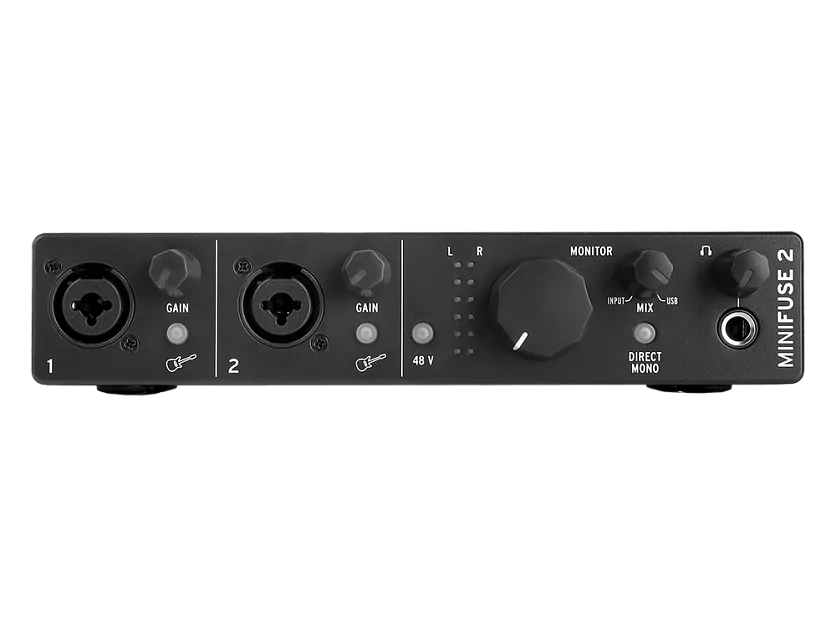 Аудиоинтерфейс USB Arturia MiniFuse Recording Pack Black 10