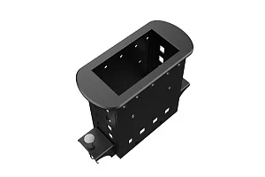 Прямоугольный металлический корпус Wize Pro WRTS-M-4BOX-B 2